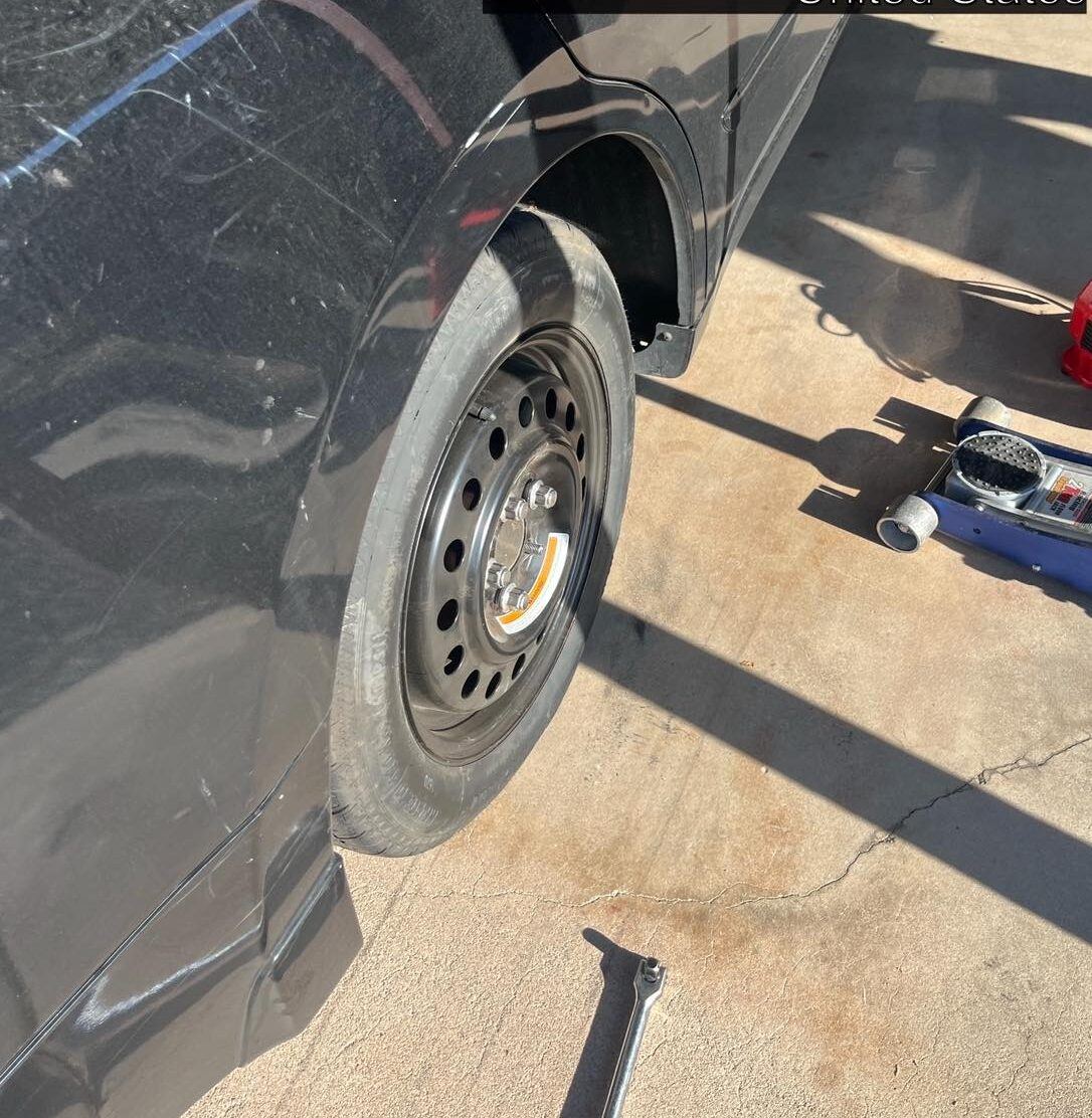 Temporary roadside tire plug assistance