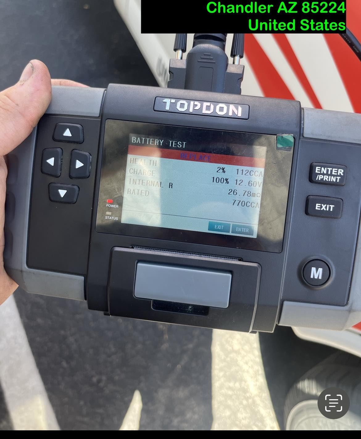 Battery testing vs checking voltage using professional load tester
