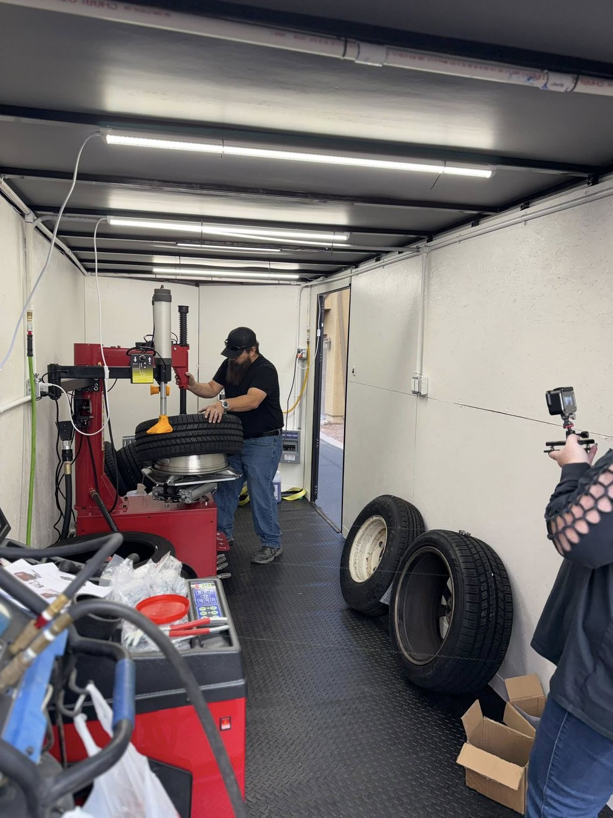 Contact Precision Roadside Service for mobile tire service and roadside assistance